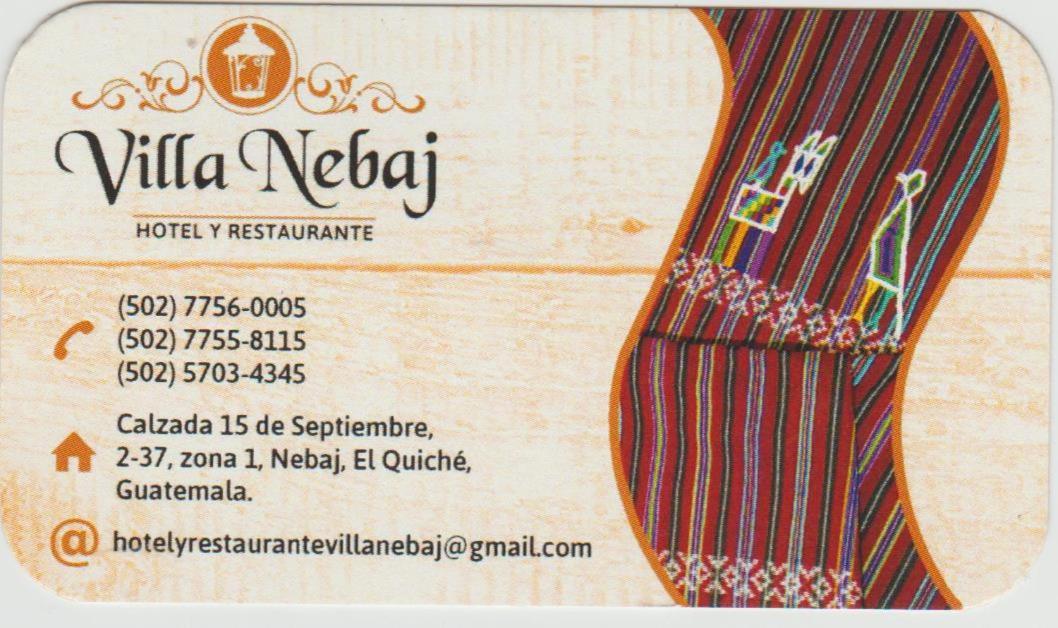 Hotel Y Restaurante Villa Nebaj Exterior foto